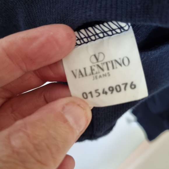 Valentino jeans sweater navy Size large - Picture 3 of 6